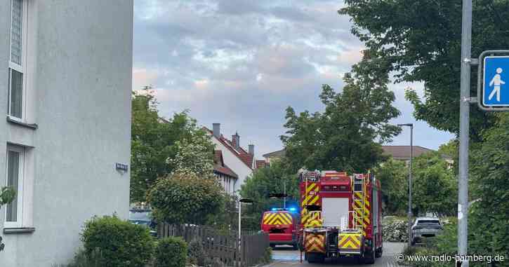 Flammen im Bamberger Stadtteil Gartenstadt