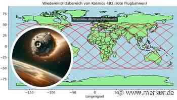 Absturz von „Kosmos 482“ steht kurz bevor: mehrere Regionen Deutschlands in „Gefahrenzone“