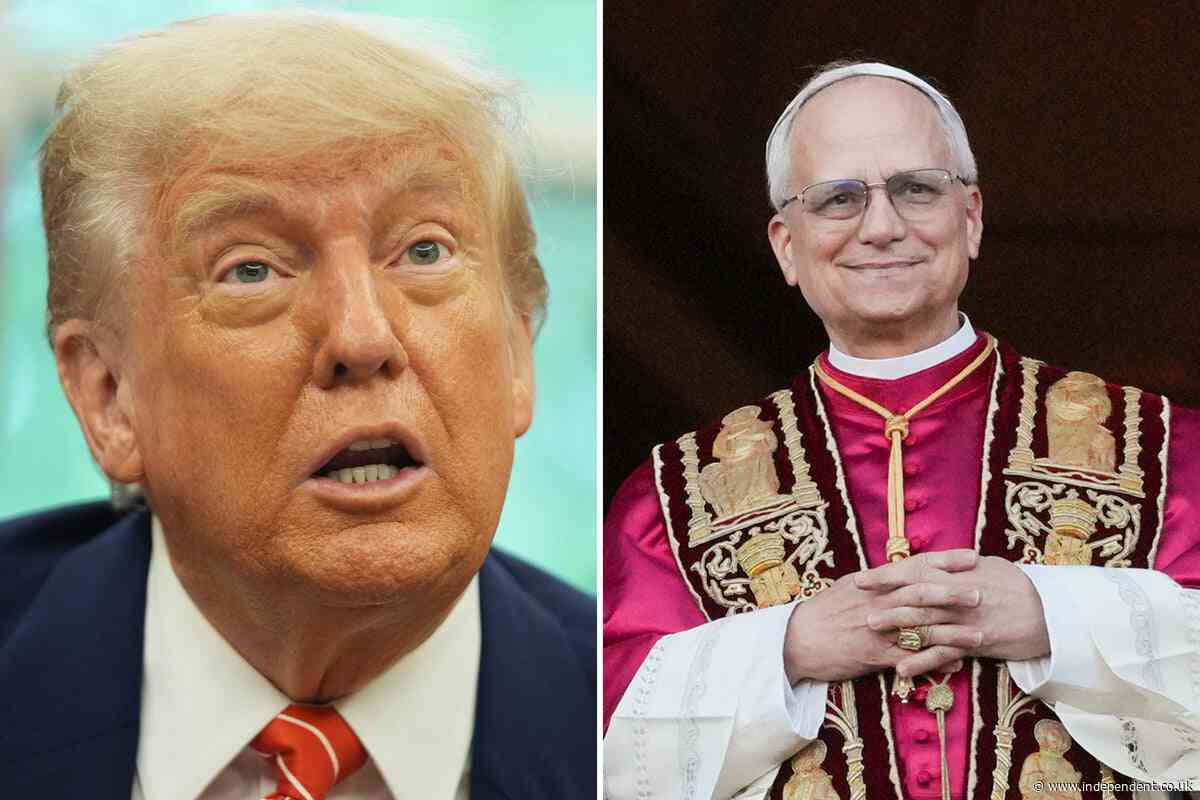 Trump welcomes new American-born pope and says he can’t wait to meet him - despite Leo XIV previous criticism