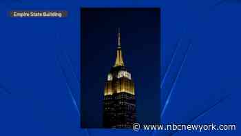 Empire State Building to shine gold and white in honor of Pope Leo XIV