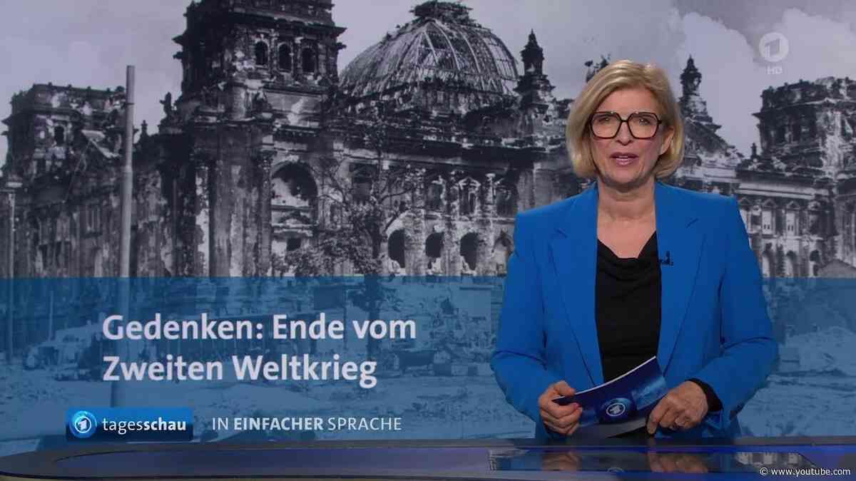 tagesschau in Einfacher Sprache 19:00 Uhr, 08.05.2025