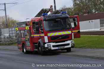Emergency crews race to scene after motorbike crash in south Manchester