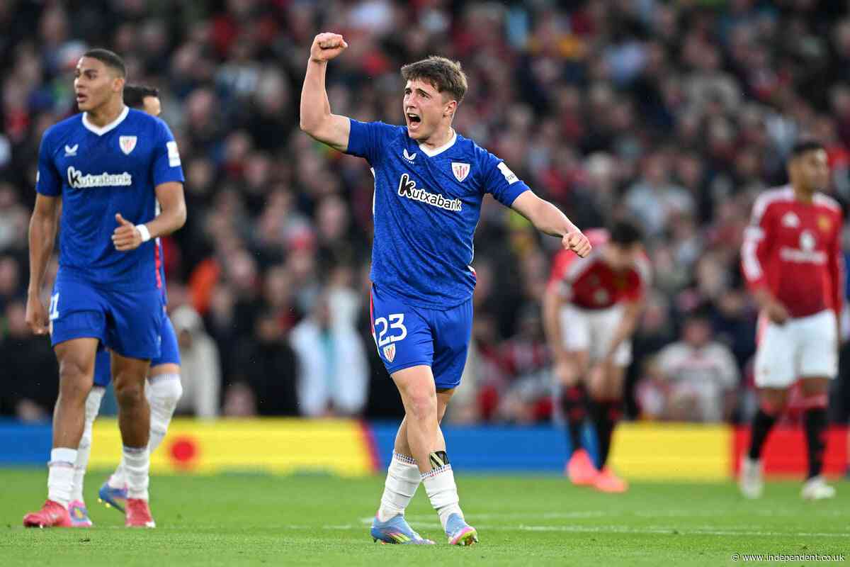 Man United v Athletic Bilbao LIVE: Mikel Jauregizar’s stunning goal shakes hosts in Europa League semi-final