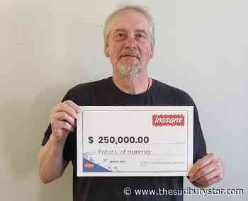Hanmer man wins $250,000 lottery prize