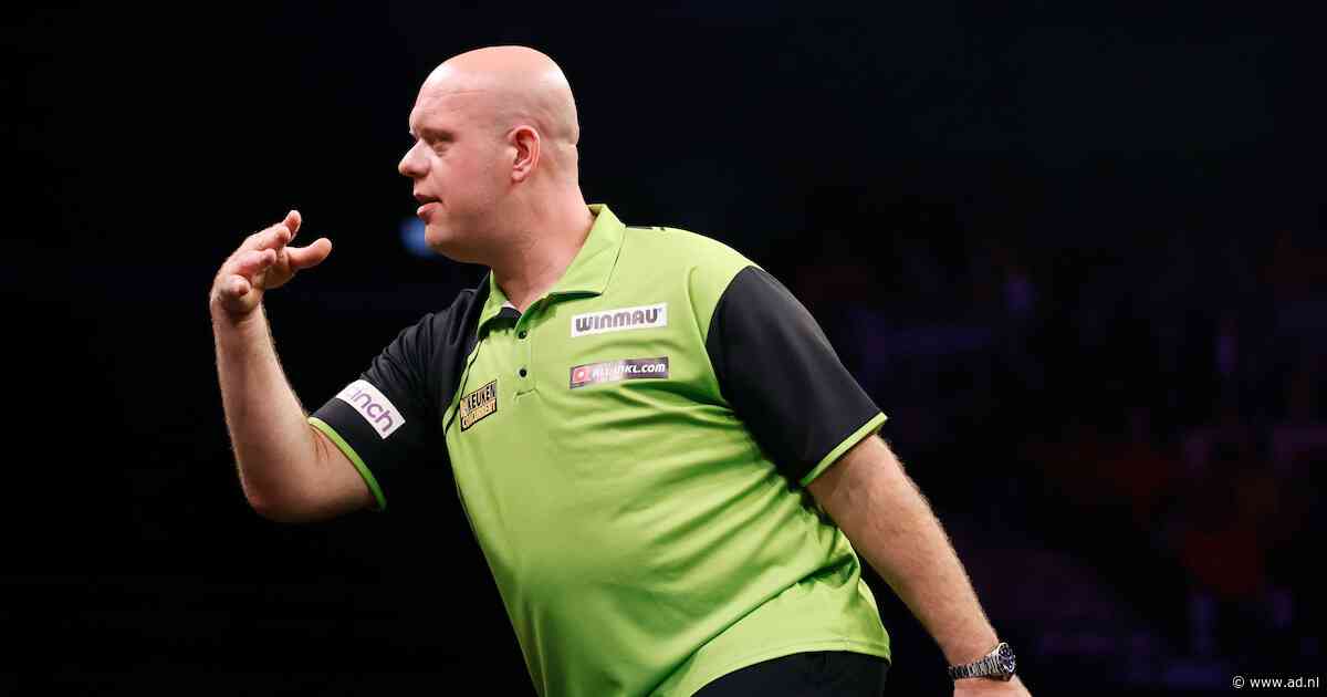 Michael van Gerwen direct onderuit bij Premier League-avond in Leeds, blijft wel vierde in de stand