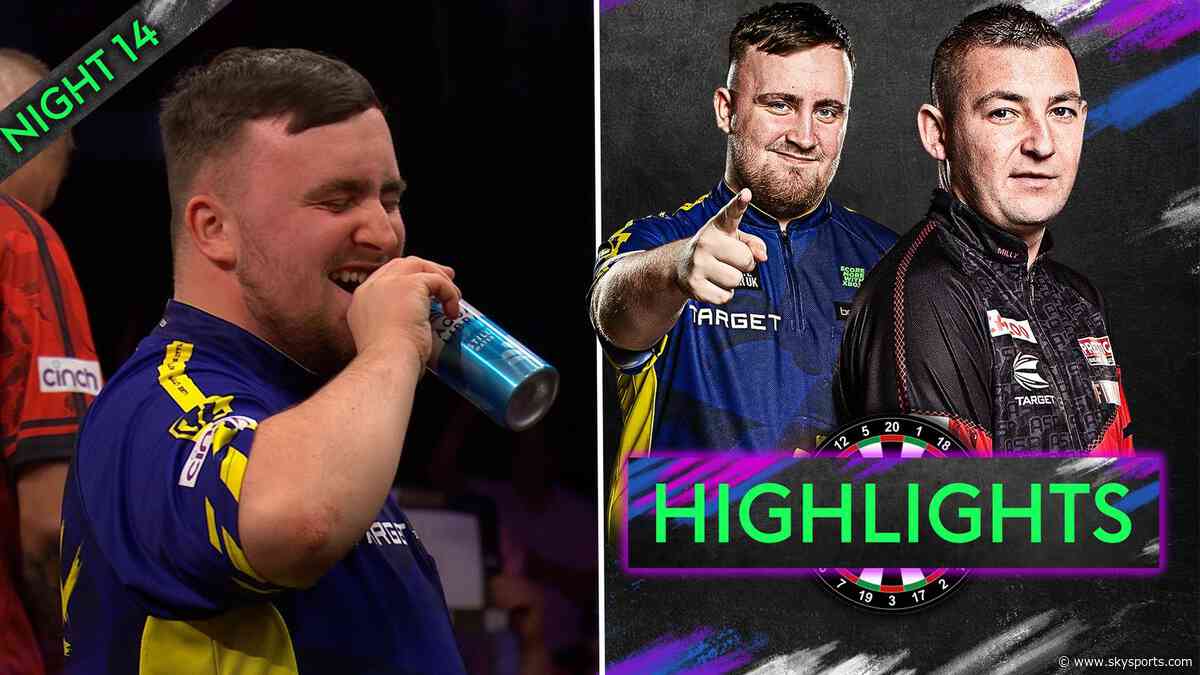 Littler laughs off victory over Aspinall in Leeds after back and forth with crowd!