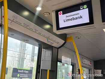 Onboard screen errors leave some Ottawa riders lost on LRT Line 2