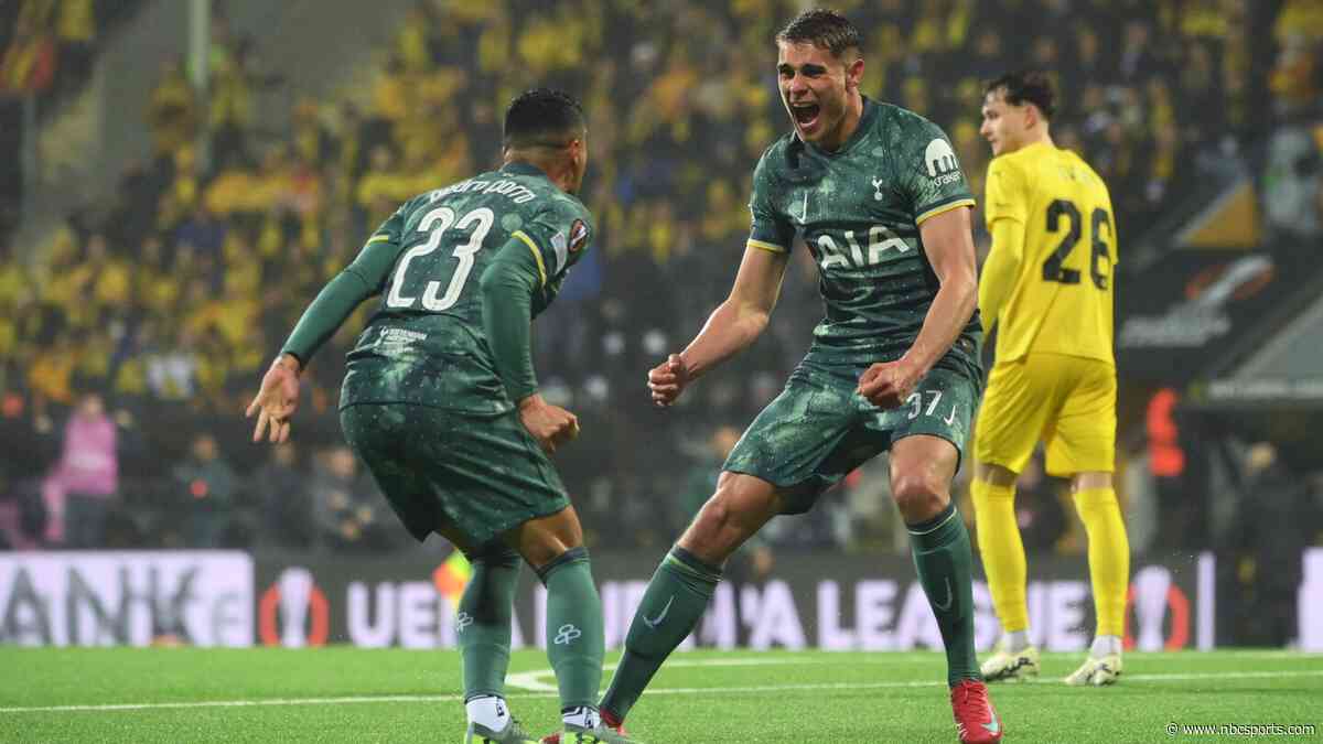 Bodo/Glimt 0-2 (1-5 agg.) Tottenham Hotspur: Spurs to face Man United in Europa League final