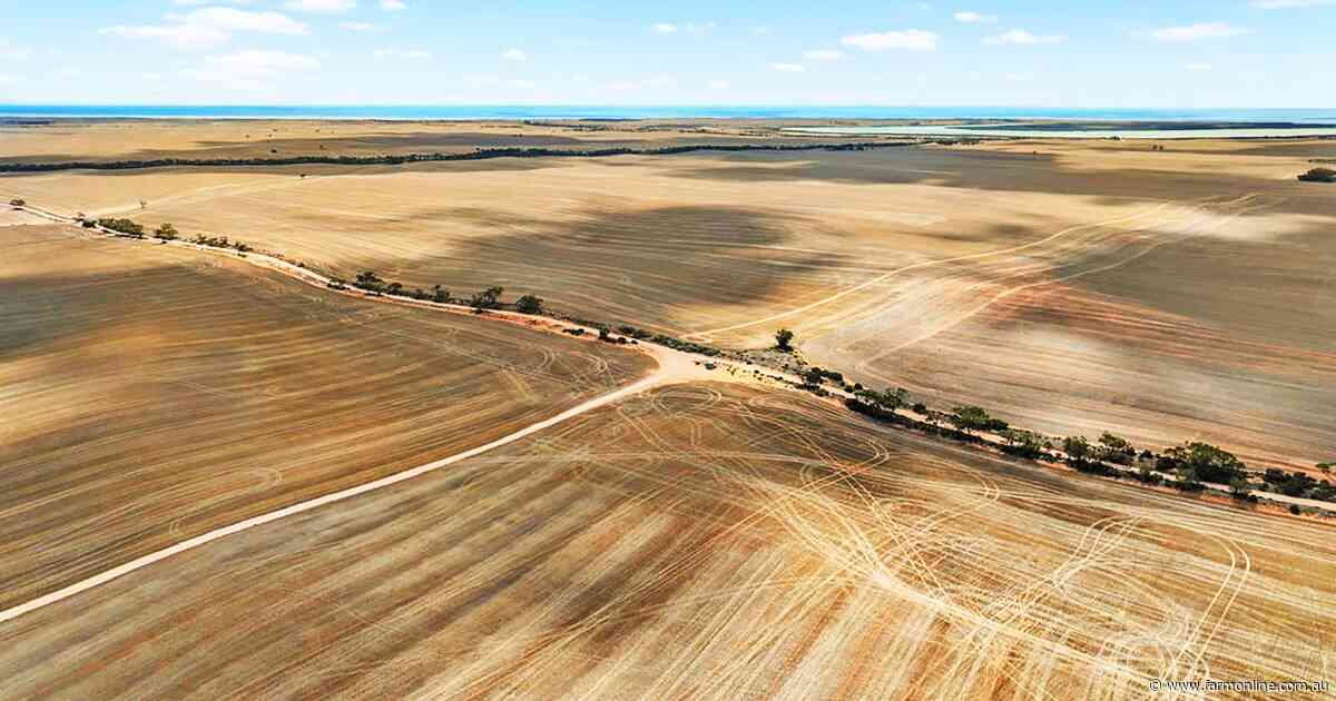 Another strong sale for upper YP cropping land despite the tough season