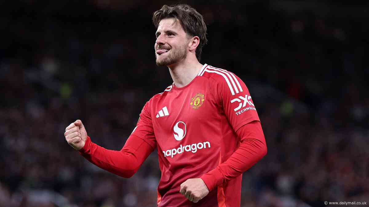 Mason Mount hails 'a night I've been waiting a long time for' after his FIRST Man United goals at Old Trafford booked their place in the Europa League final