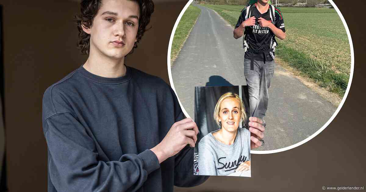 Mats (19) liep naar Oostenrijk om de as van zijn moeder uit te strooien: ‘Het was eenzaam, maar ik wilde door’