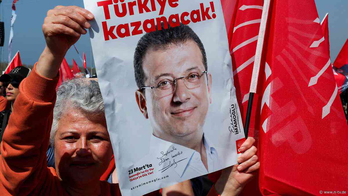 Angeblicher Aufruf zu Straftat: Türkei lässt X-Account von inhaftiertem Imamoglu sperren