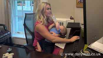 Karoline Leavitt's VERY MAGA office décor... and how she 'balances' being a mom in the White House