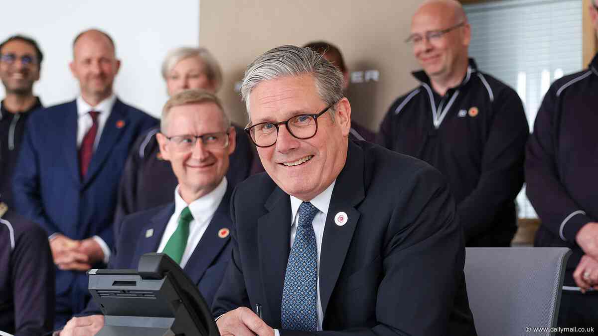 Champion League ambush: Donald Trump called Sir Keir Starmer late at night to discuss sorting a trade deal... while PM's beloved Arsenal was playing