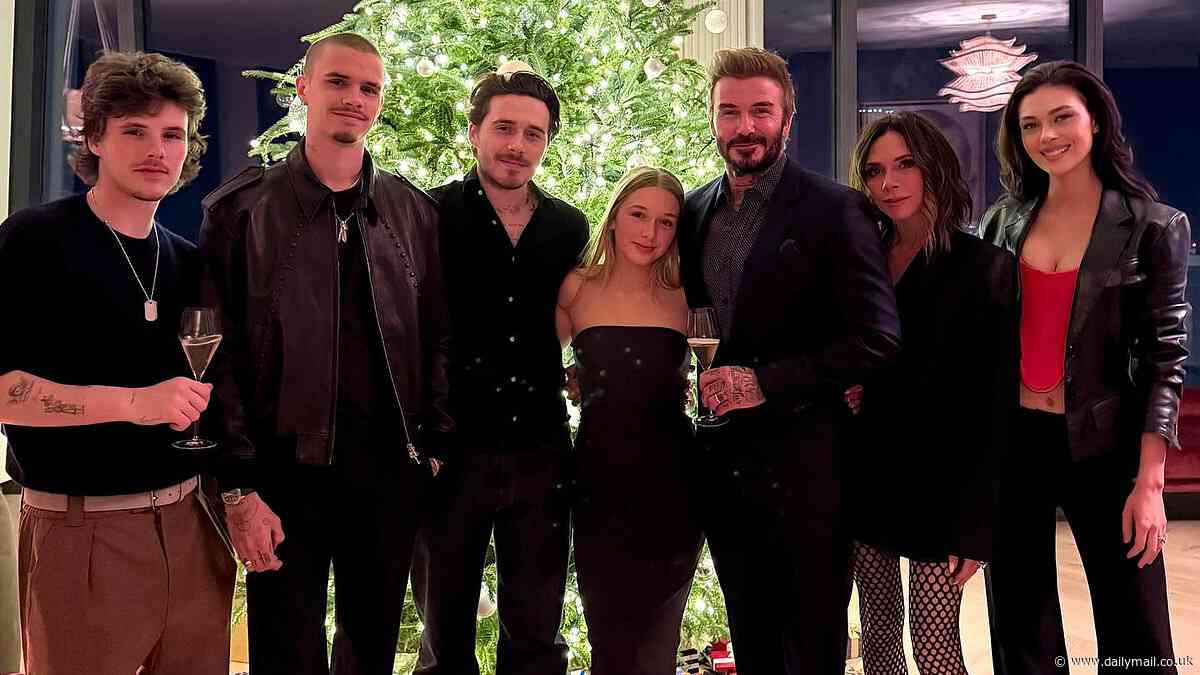 The final smiling family portrait before the Beckhams were torn apart - and what Nicola Peltz said about her mother-in-law Victoria
