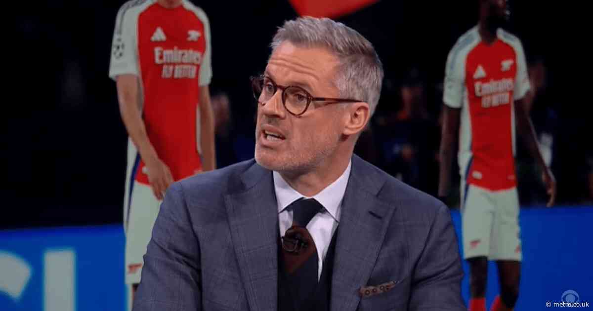 Jamie Carragher hits out at Mikel Arteta over ‘nonsense’ claim about Arsenal