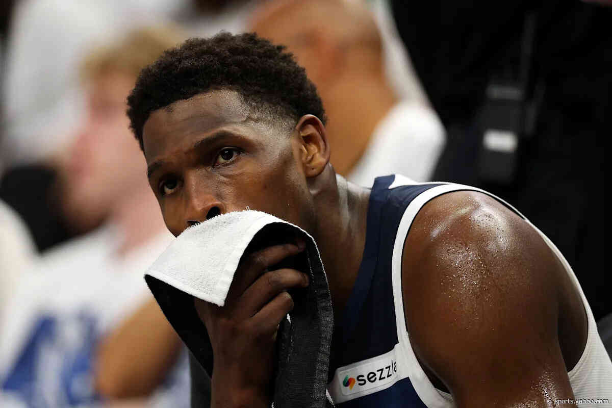 NBA playoffs: Anthony Edwards helped to locker room after ankle sprain, questionable to return