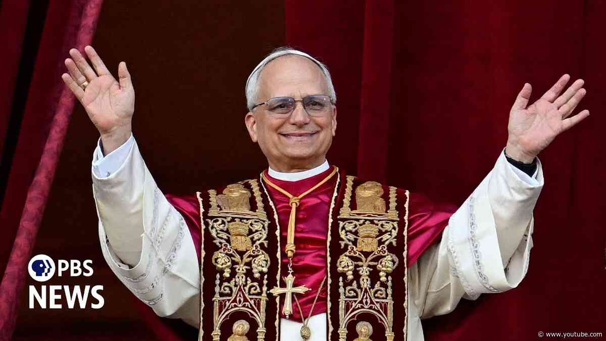 WATCH: Pope Leo XIV addresses St. Peter's Square for the first time