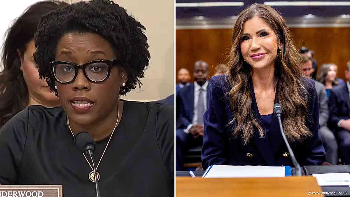 Kristi Noem is visibly stunned when thundering Democratic house rep takes her on in dramatic clash