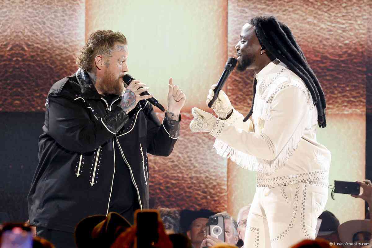 Jelly Roll + Shaboozey Take ACMs Crowd to Church With 'Amen'