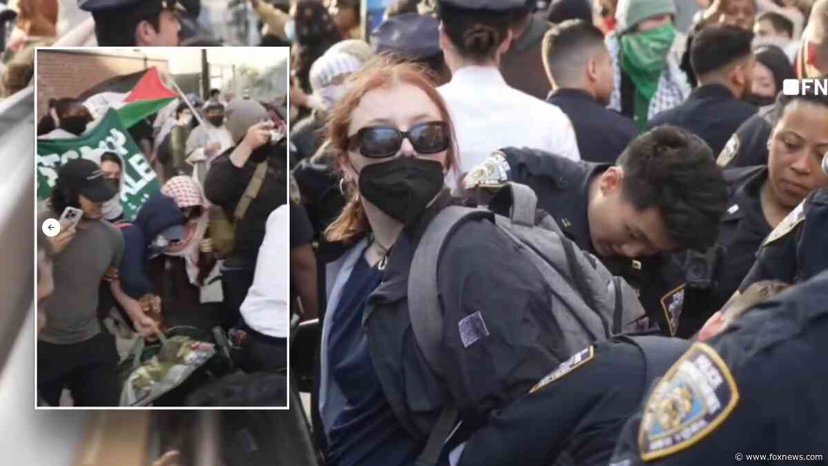 Anti-Israel mob descends on Brooklyn College in NYC as agitators brawl with police, get tased