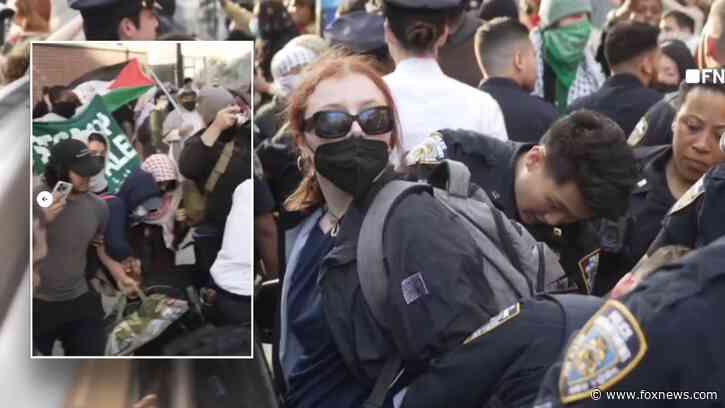 Anti-Israel mob descends on Brooklyn College in NYC as agitators brawl with police, get tased