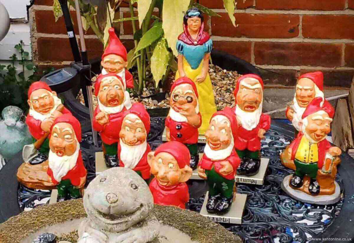 Mystery as Snow White and the Eleven Dwarfs stolen from couple’s garden overnight