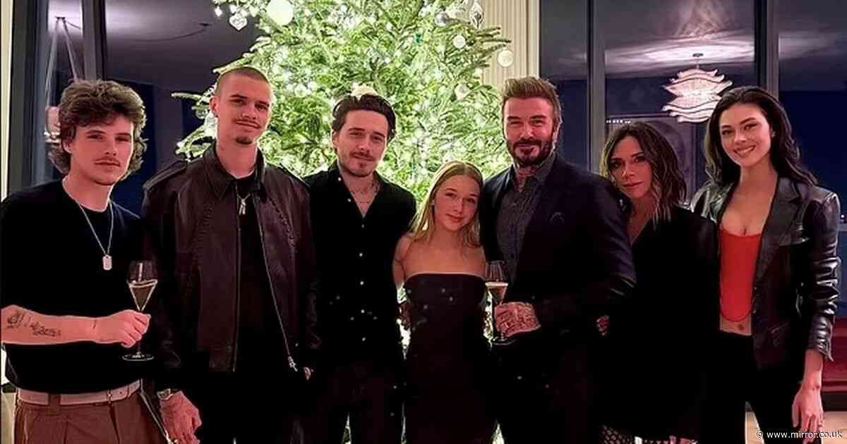 Beckhams’ last happy family photo before Brooklyn and Nicola feud has emerged