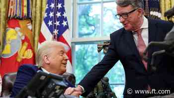 FirstFT: US and UK seal first deal of Donald Trump’s trade war