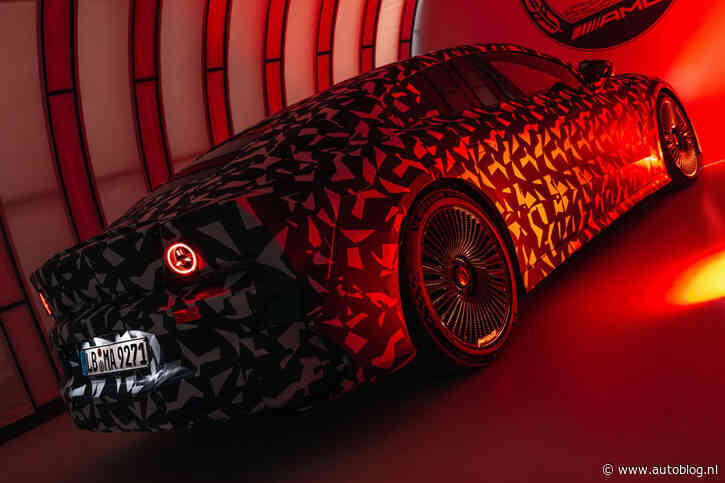 Taycan-killer van AMG showt zijn ronde achterlichten