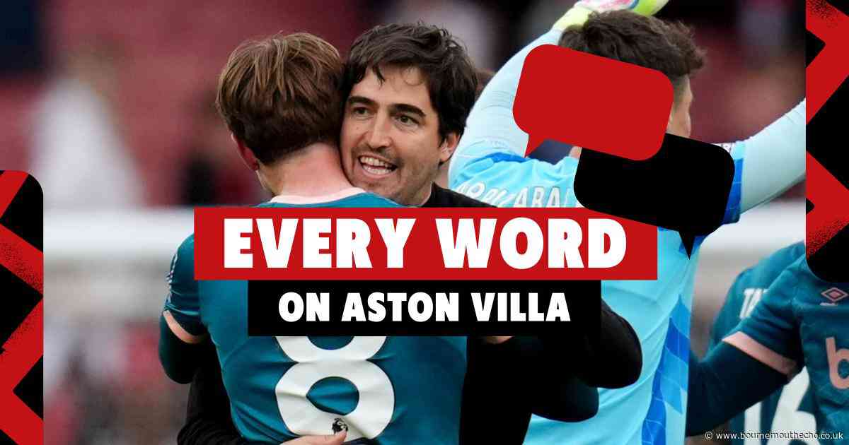 Aston Villa, Europe, Xabi Alonso and Adam Smith: Every word