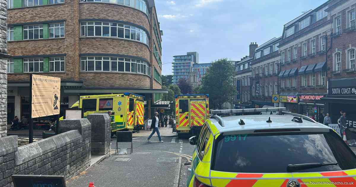 Updates: Police and ambulances at incident in town centre