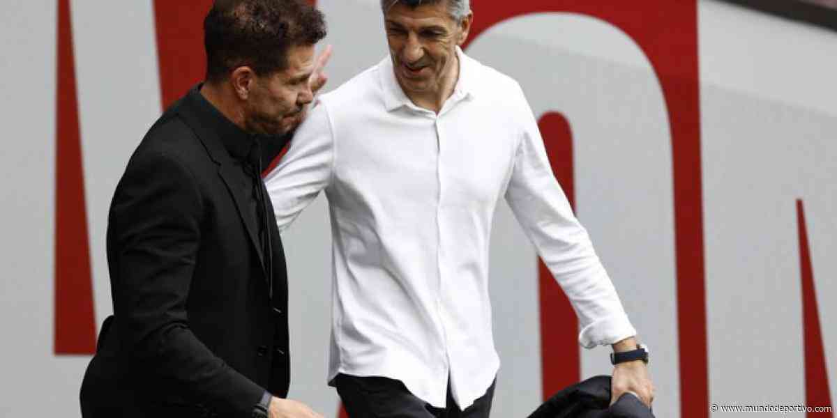 Simeone valoró el adiós de Alguacil: "Es una pena, hizo un trabajo espectacular"