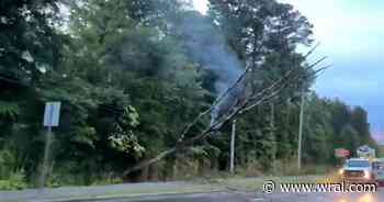 Hundreds lose power in Durham after tree falls onto power lines