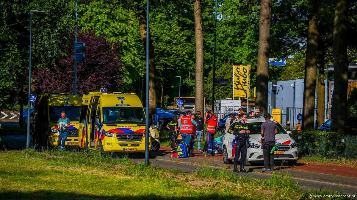 Fietser botst op voetganger, traumahelikopter geland