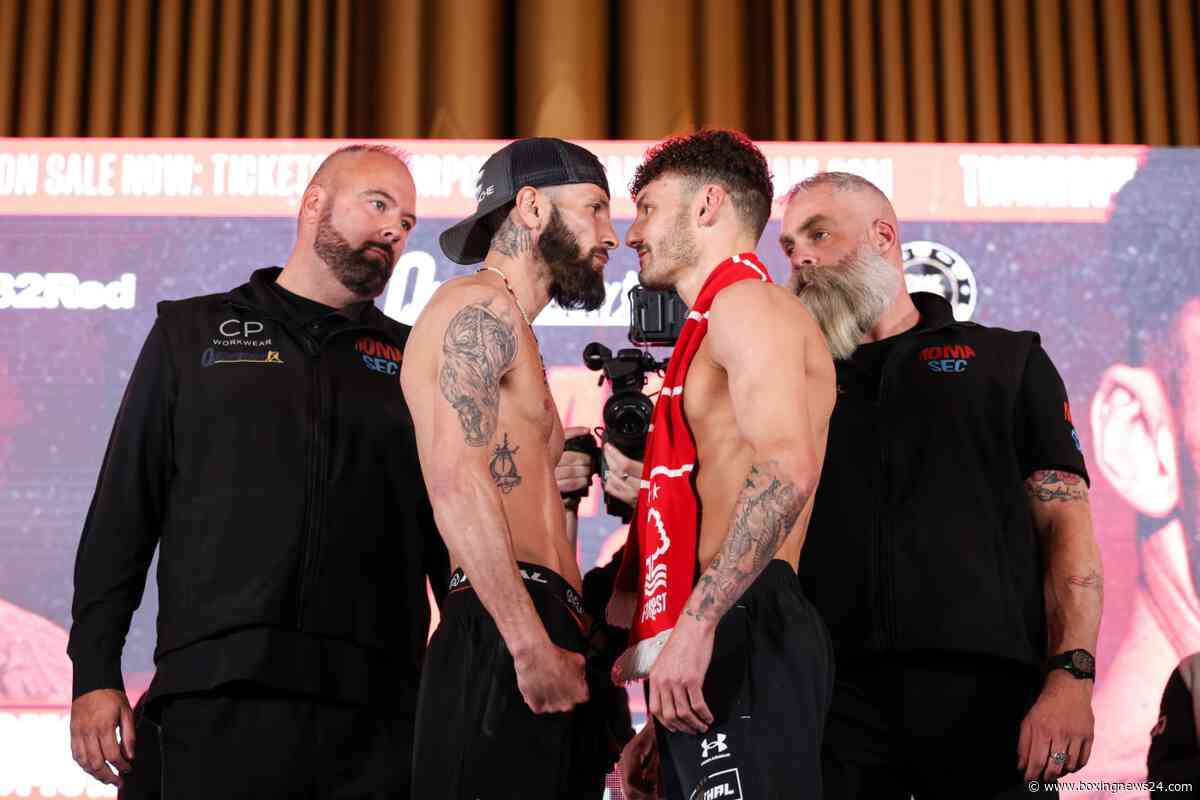 Anthony Cacace 129.8 vs. Leigh Wood 129.8 – Weigh-in Results for Saturday on DAZN