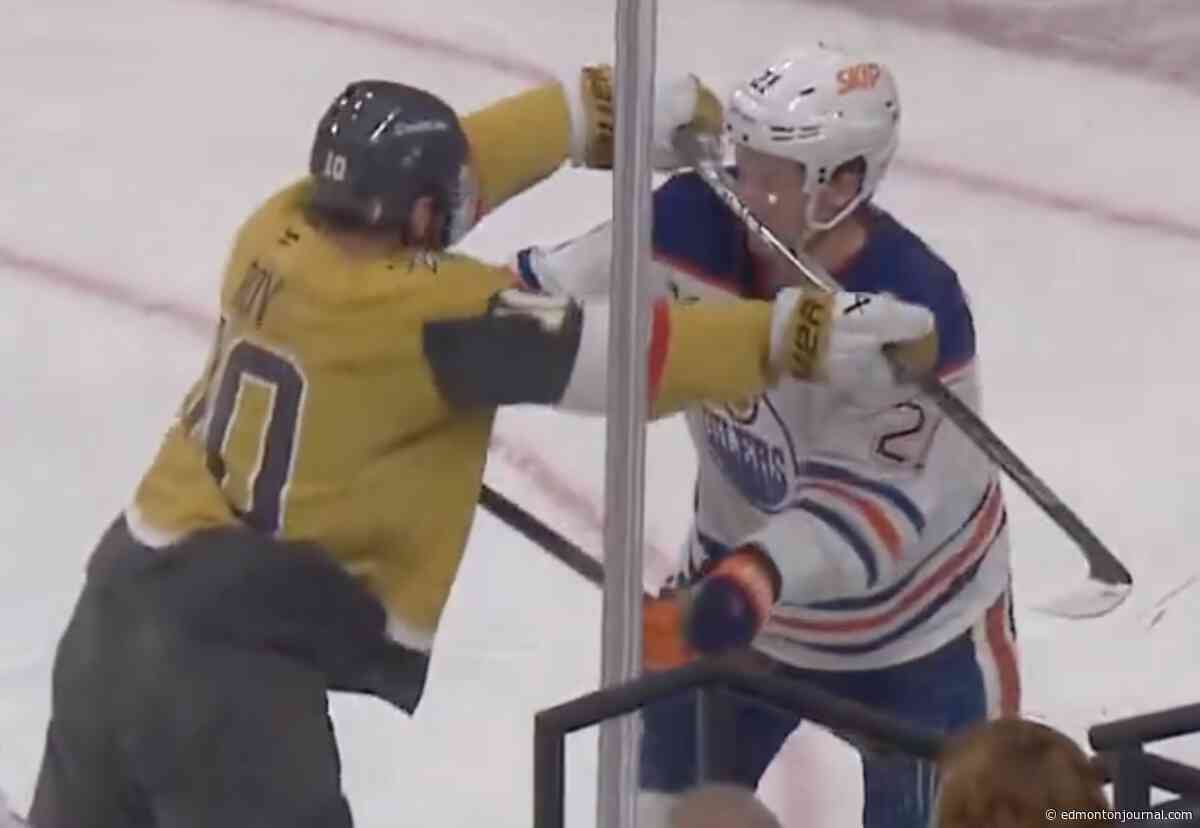 NHL taking closer look at vicious Vegas crosscheck to face of Edmonton Oilers winger