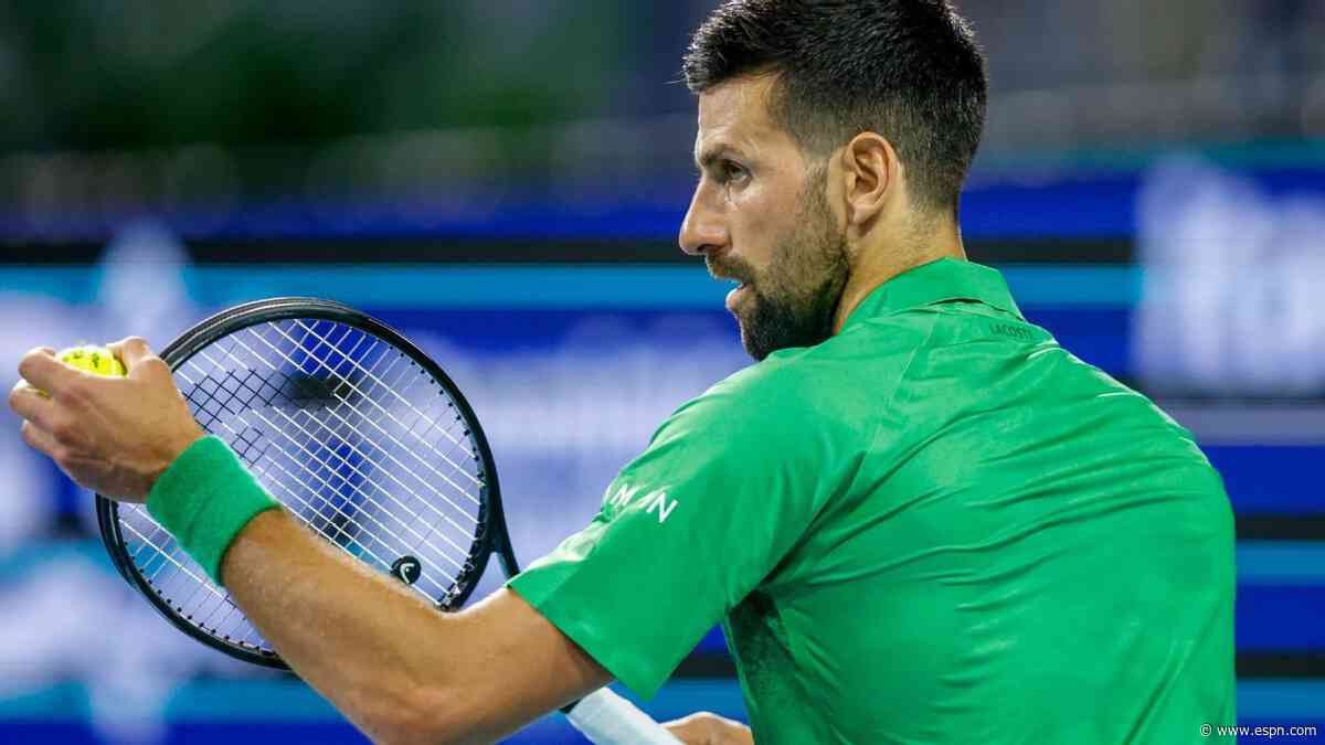 Djokovic to seek 1st '25 clay-court win at Geneva