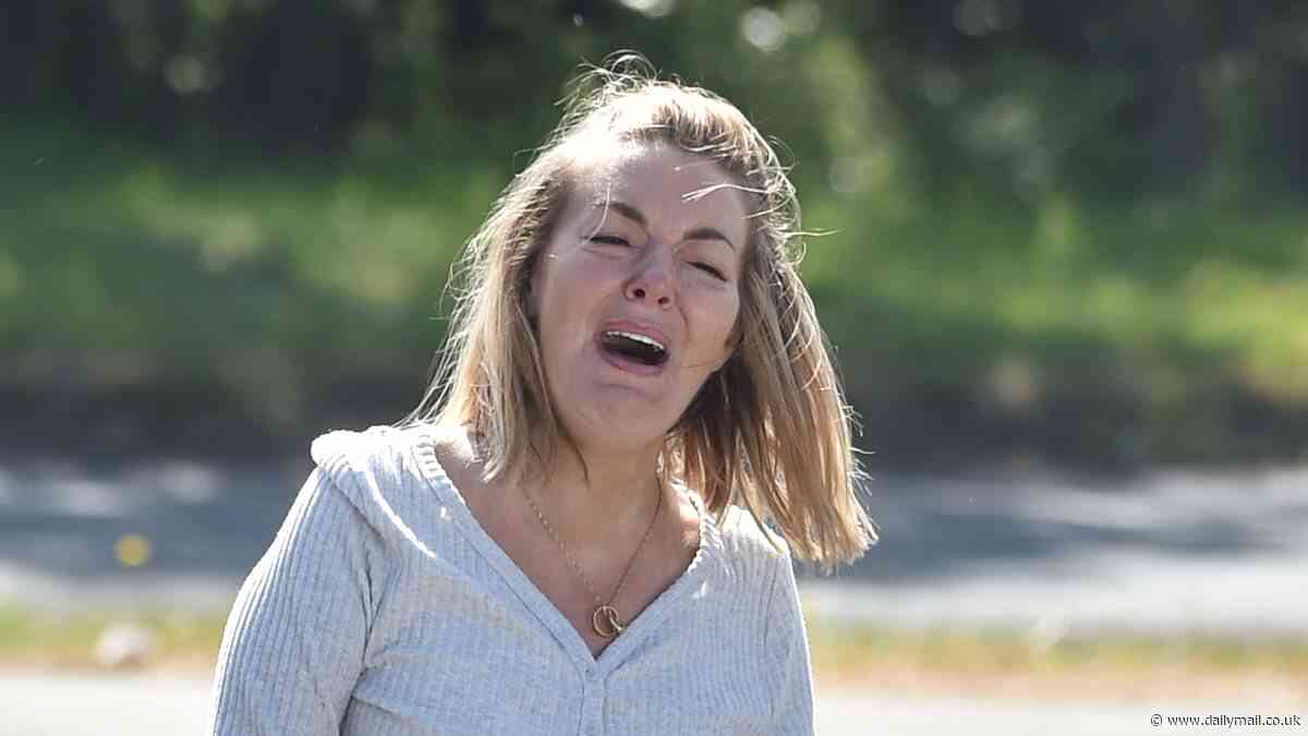 Sheridan Smith breaks down screaming and sobbing in the street clad in her pyjamas as she delivers emotionally-charged performance while filming new drama The Cage