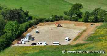 High court gets involved as caravans still at bulldozed national park site