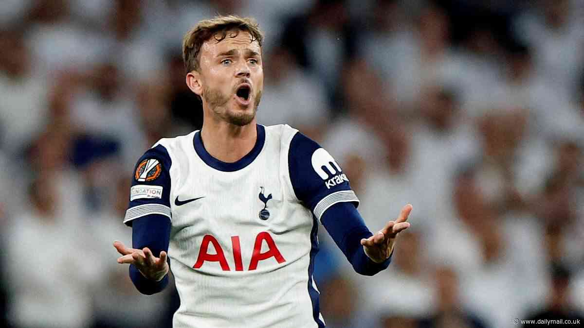 Injured James Maddison admits he's 'gutted' that he will miss the Europa League final after Tottenham set up showdown with Man United