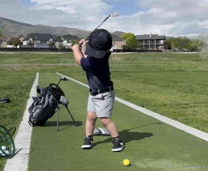 Sweetspot: samen leren golfen met je peuter en stoppen vóór het 'kookpunt'