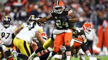 Browns GM: RB Chubb deal 'increasingly unlikely'