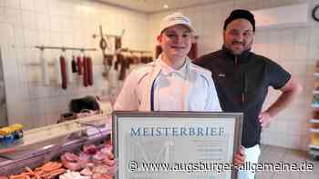 Einer von wenigen: Dieser junge Neuburger ist nun Metzgermeister