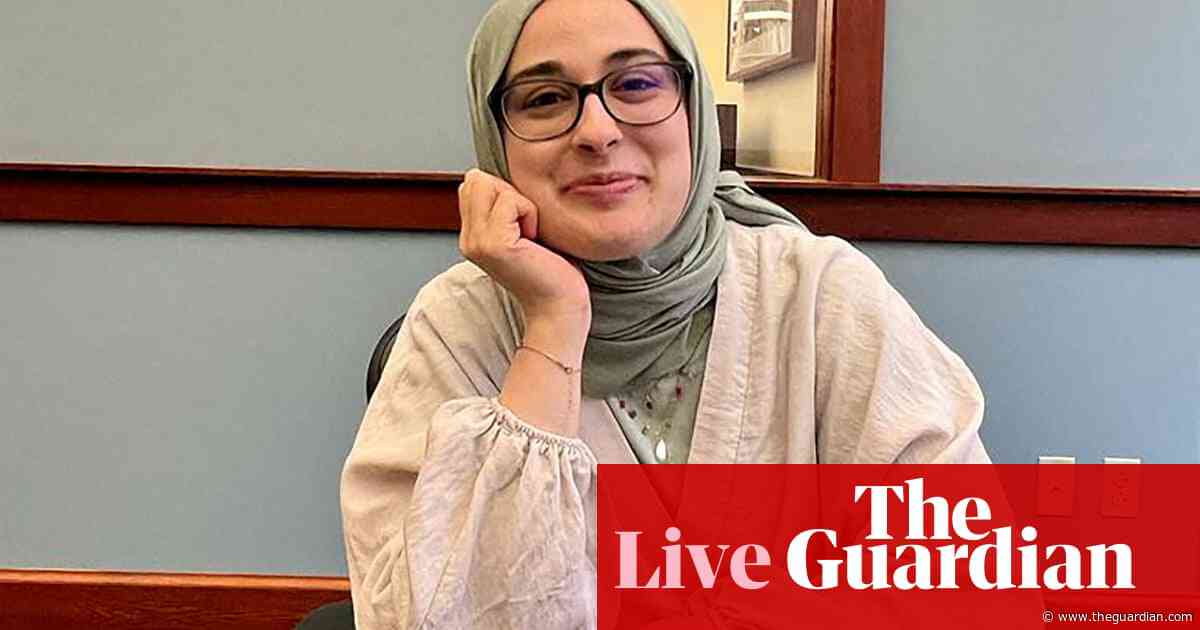 Tufts student detained by US immigration authorities must be released, judge rules – live