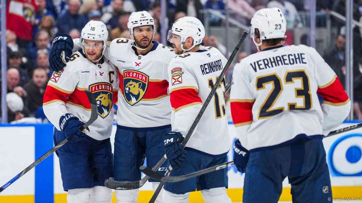 Stanley Cup playoffs daily: Can the Panthers dig out of an 0-2 hole?