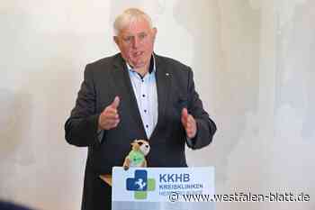 Neue Kinderklinik in Herford: Rohbaufete mit Minister Laumann