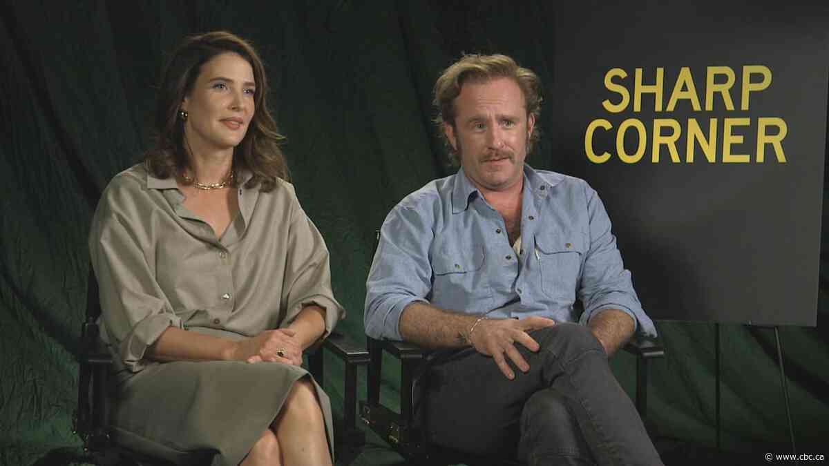 Co-stars Cobie Smulders and Ben Foster on their Canadian thriller, Sharp Corner