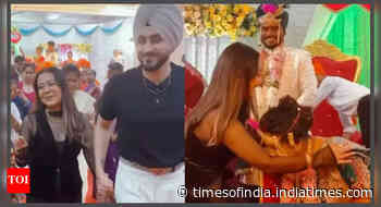 Neha Kakkar and Rohanpreet Singh attend driver's wedding