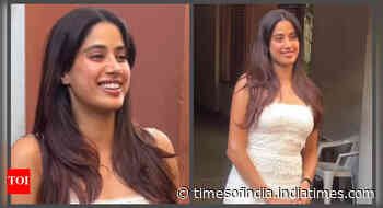 Janhvi REPEATS her Rs 64K birthday dress for work meeting